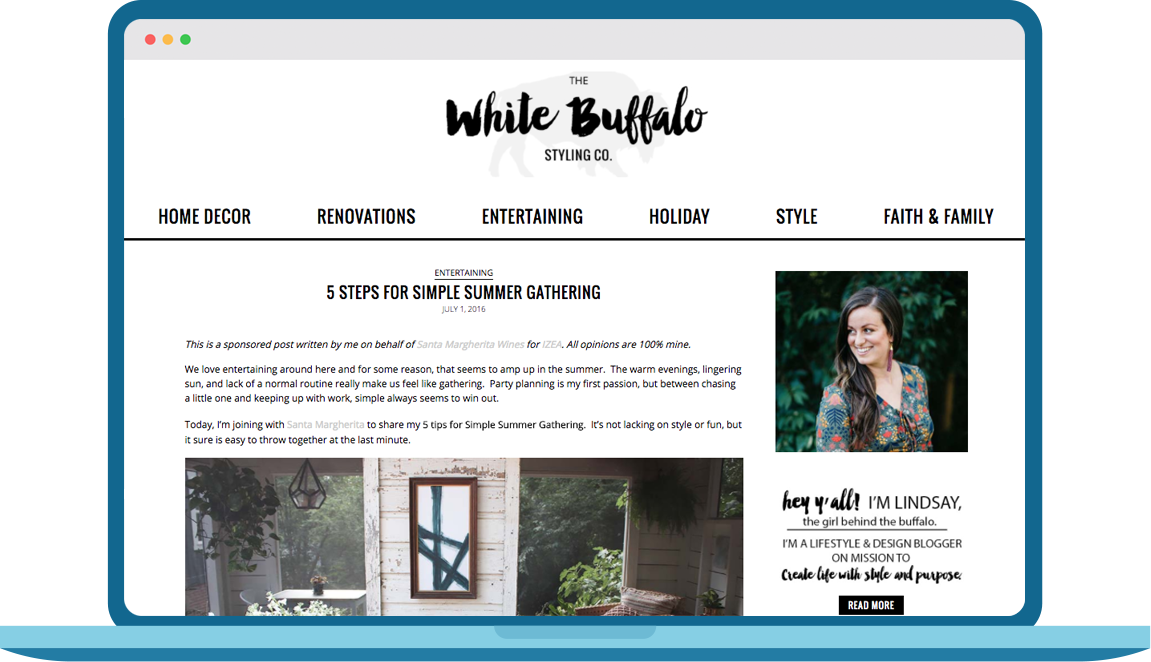 sponsored blog posts