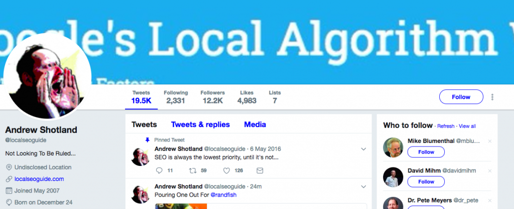 Andrew Shotland Top SEO Influencer