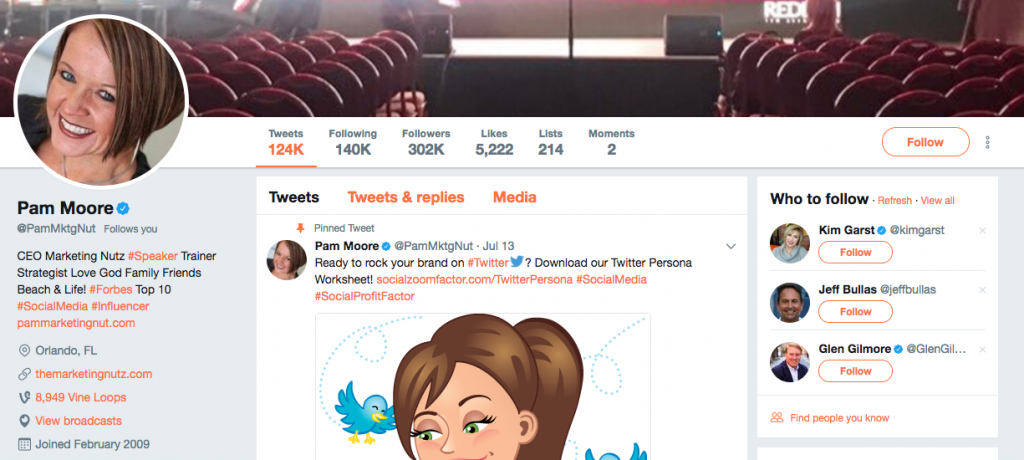 Pam Moore Top SEO Influencer