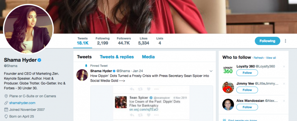 Shama Hyder Top SEO Influencer