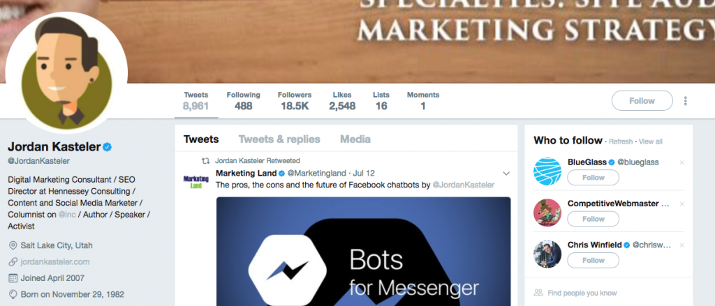 Iordania Kasteler Top SEO Influencer