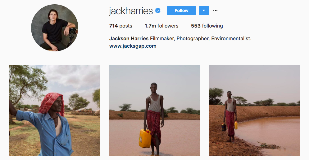 Jackson Harries Top Travel Influencer