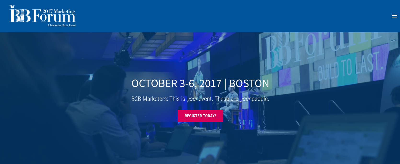 B2B Marketing Forum
