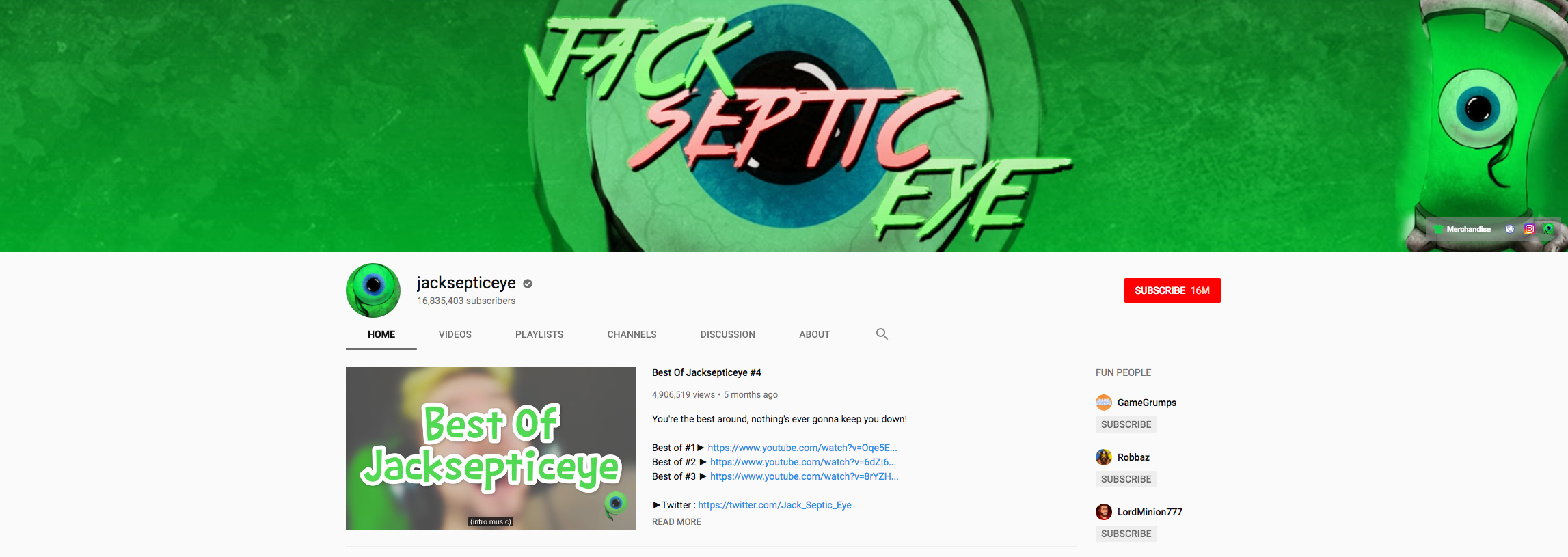 Jacksepticeye Top Gaming Influencers