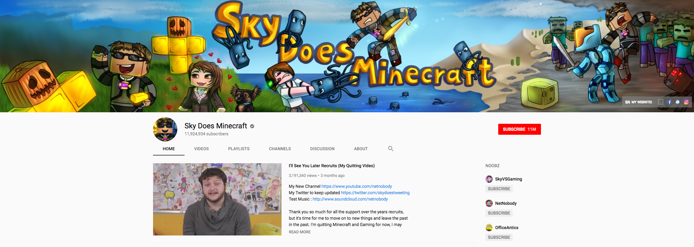 Sky Does Minecraft Top Gaming Influencer
