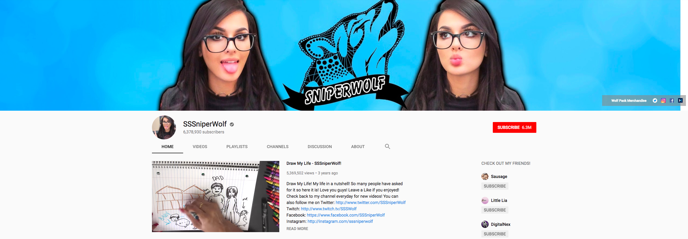 SSSniperWolf Top Gaming Influencers