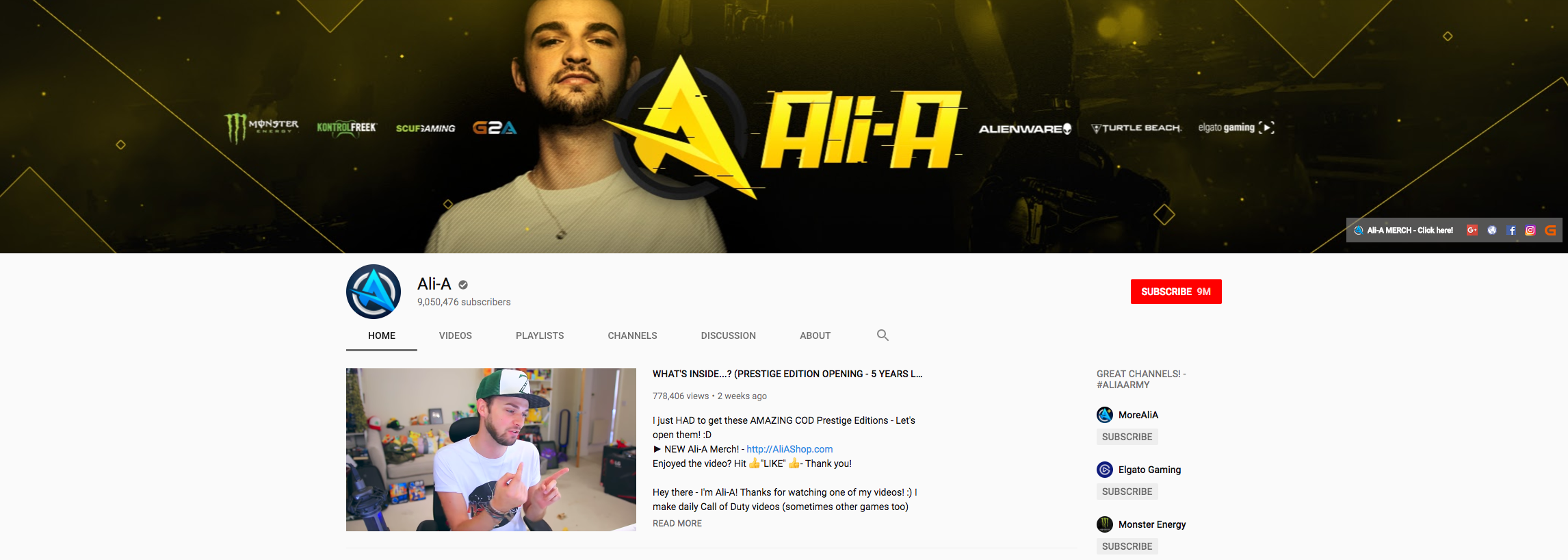 Ali-A Top Gaming Influencers