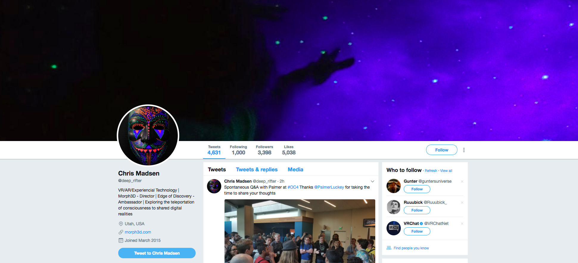 Chris Madsen Top Augmented Reality Influencers