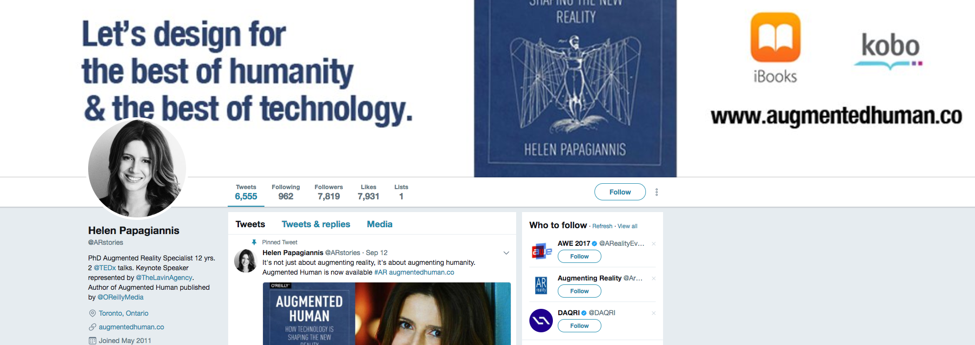 Helen Papagiannis Top Augmented Reality Influencers