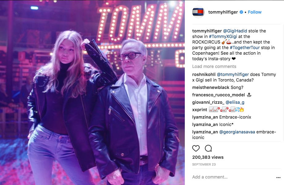 TommyXGigi Event Influencer Marketing