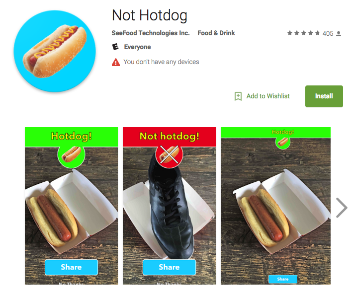 Not Hotdog AI Influencer Marketing