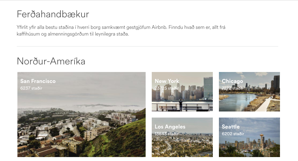 AirBnB International Content Marketing