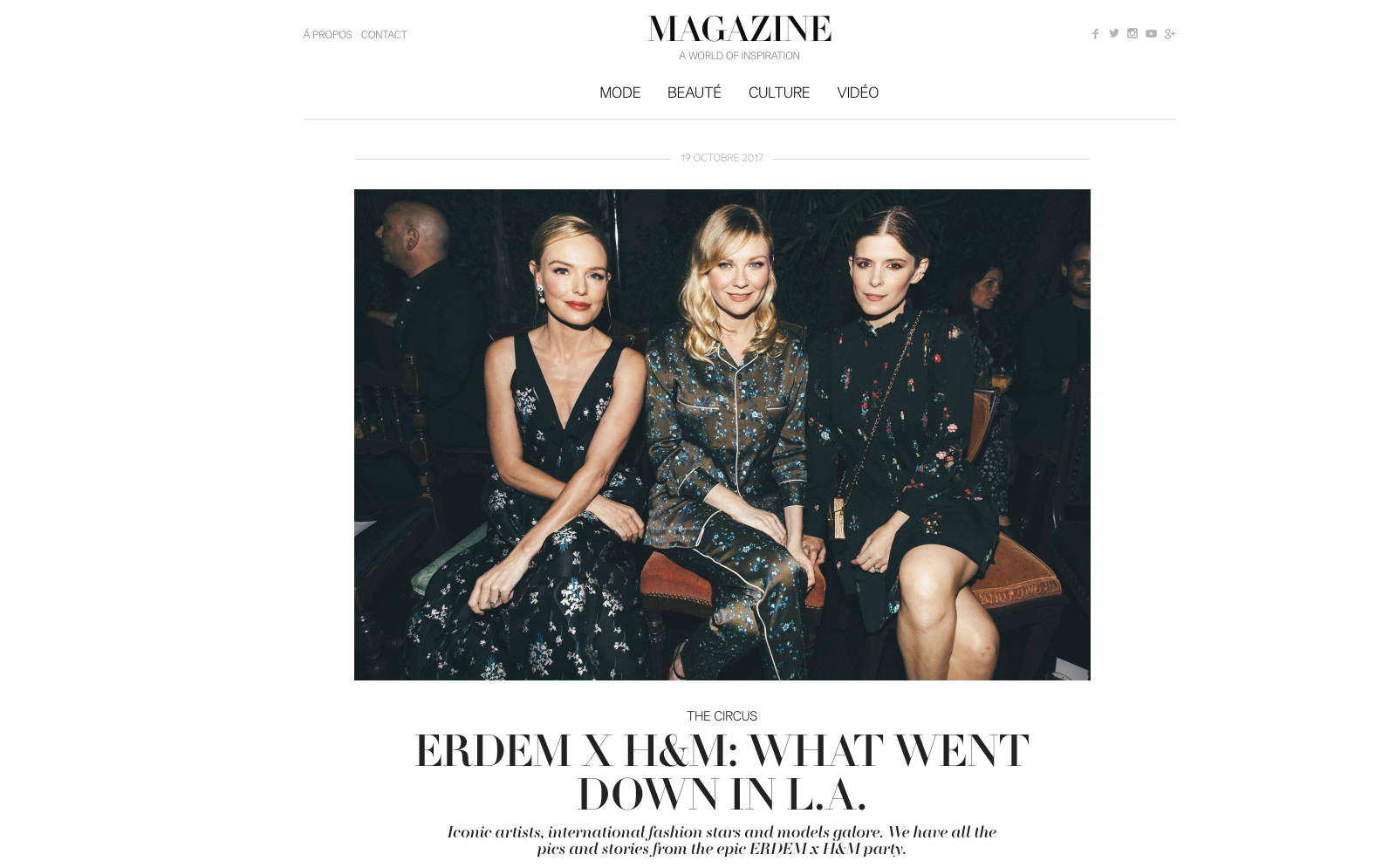 H&M International Content Marketing