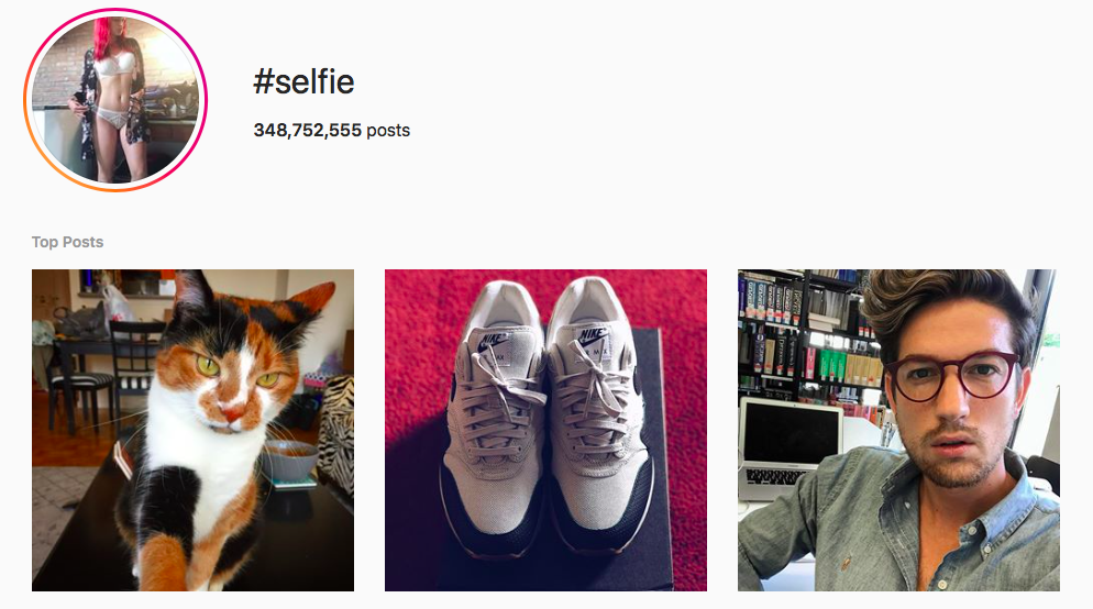 #selfie Trending Instagram Hashtags