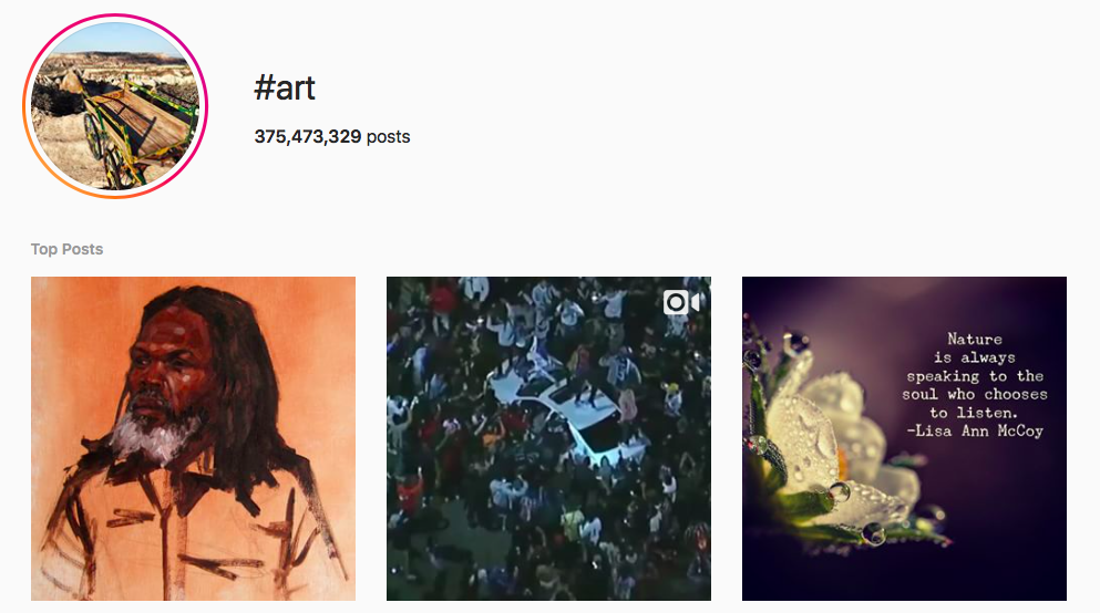 #art Trending Instagram Hashtags