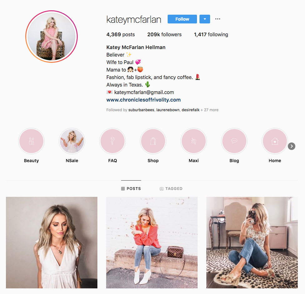 Katey McFarlan Hellman Top Dallas Social Media Influencers