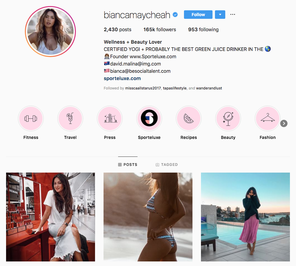 bianca Maycheah Top Los Angeles Social Media Influencers