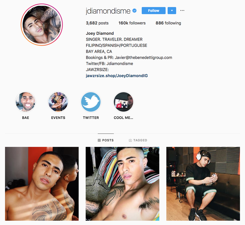 Joey Diamond Top Los Angeles Social Media Influencers
