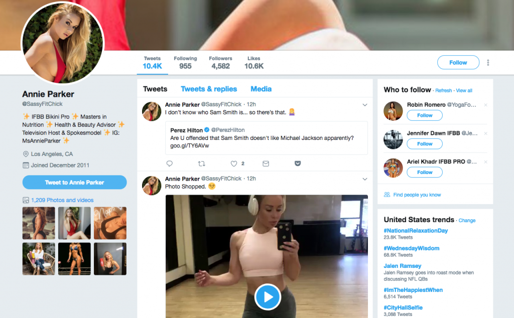 Annie Parker Top Los Angeles Social Media Influencers