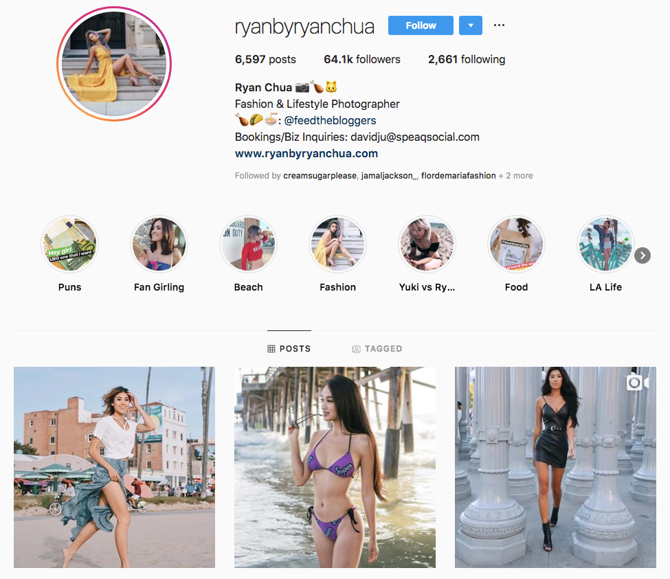 Ryan Chua Top Los Angeles Social Media Influencers